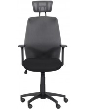 Scaun ergonomic Carmen - 7535, gri/negru -1