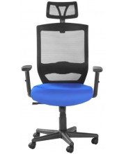 Scaun ergonomic Carmen - 7518, albastru -1