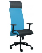 Scaun ergonomic  Solium Executive, albastru deschis -1