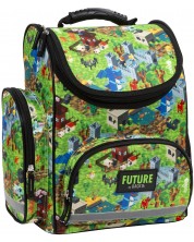 Rucsac ergonomic Back Up Future - Game Backpack cu 1 compartiment
