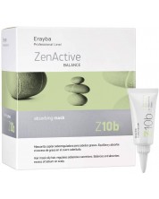 Erayba Zen Active Masca de curățare pentru păr gras Z10b, 8 x 15 ml