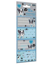 Etichete Lizzy Card We Love Dogs Woof - 12 buc