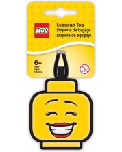 Eticheta ID bagaj Lego Wear - pentru fete, galben