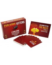 Joc de societate pentru party Exploding Kittens - Original Edition