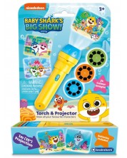 Lanternă și reflector Brainstorm - Baby Shark