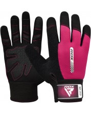 Mănuși de fitness RDX - W1 Full Finger, roz/negru -1