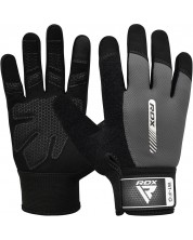 Mănuși de fitness RDX - W1 Full Finger, gri/negru -1