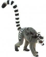 Figurina Mojo Wildlife - Lemur cu pui Lemur -1