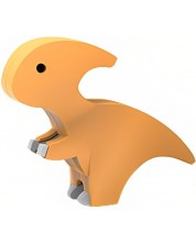 Raya Toys - Dinosaur magnetic, portocaliu -1