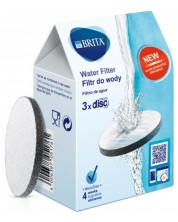 Discuri filtrante BRITA - pentru sticle Active si Vital, 3 buc., albe -1