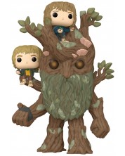 Figurină Funko POP! Movies: The Lord of the Rings - Treebeard with Merry & Pipin #1579, 15 cm -1