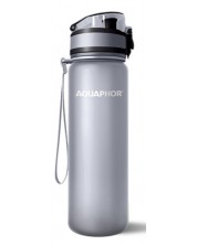 Sticlă filtrantă pentru apă Aquaphor - City, 160009, 0,5 l, gri -1