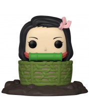 Figurină Funko POP! Deluxe: Demon Slayer - Nezuko Kamado in Basket (Special Edition) #1309 -1