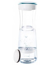 Carafă filtrantă pentru apă BRITA - Fill&Serve Mind, 1.3 l, turcoaz -1