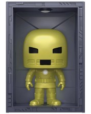 Figurina Funko POP! Deluxe: Iron Man - Hall of Armor (Model 1 Golden Armor) (Metallic) (PX Previews Exclusive) #1035 -1