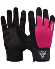 Mănuși de fitness RDX - W1 Full Finger+, roz/negru -1