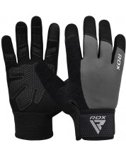 Mănuși de fitness RDX - W1 Full Finger+, gri/negru -1