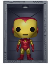 Figurina Funko POP! Deluxe: Iron Man - Hall of Armor (Model 4) (Metallic) (PX Previews Exclusive) #1036