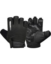 Mănuși de fitness RDX - T2 Half, negru -1