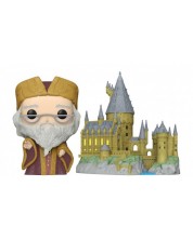 Figurina Funko POP! Town: Harry Potter - Dumbledore with Hogwarts #27