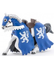 Figurina Papo The Medieval Era - Calul cavalerului leu cu sulita