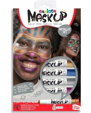Carioci pictura pe față Carioca Mask up - Metalizat, 6 culori -1