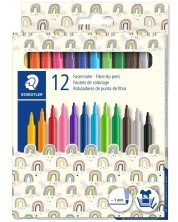 Carioci Staedtler Pattern 325 - 12 culori, sortiment -1
