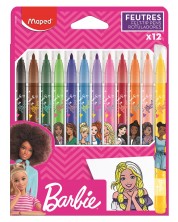 Set carioci Maped Barbie - 12 culori