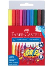 Carioci Faber-Castell Grip - 10 culori -1