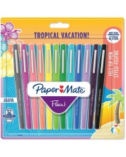 Paper Mate Flair - Tropical Vacation, 12 culori