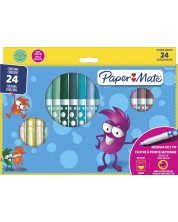 Paper Mate - Colorare pentru copii, 24 de culori -1