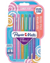 Paper Mate Flair - Candy Pop, 6 culori	