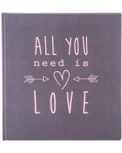 album foto Goldbuch - All You Need Is Love, gri, 30 x 31 cm