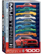 Puzzle Eurographics de 1000 piese - Ford Mustang la 50 ani