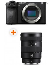 Aparat foto Sony - Alpha A6700, Black + Obiectiv Sony - E, 16-55mm, f/2.8 G
