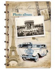 Album foto cu spirala din sfoara Lastva Retro - Love Paris