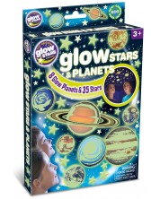 Stickere fosforescente Brainstorm Glow - Stele si planete, 43 de bucati -1