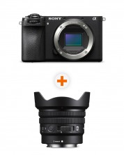 Aparat foto Sony - Alpha A6700, Black + Obiectiv Sony - E PZ, 10-20mm, f/4 G -1