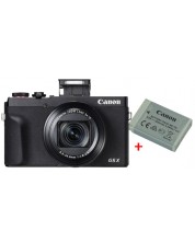 Aparat foto Canon - PowerShot G5 X Mark II, + baterie, negru