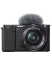 Aparat foto Mirrorless pentru vlogging Sony - ZV-E10, E PZ 16-50mm