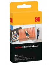 Hârtie foto Kodak - Zink 2x3", 20 pack
