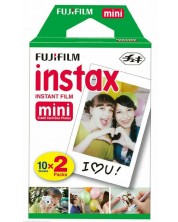 Hârtie foto Fujifilm - pentru instax mini, Glossy, 2x10 bucăți -1