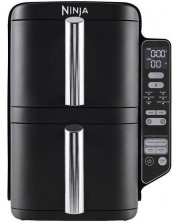 Friteuză cu aer cald Ninja - Double Stack, 2470W, 7.6 l, negru - imagine 1