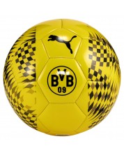 Minge de fotbal Puma - BVB FtblCore, mărimea 5, galben -1