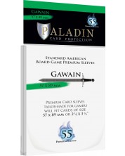 Protecții pentru cărți de joc Paladin - Gawain 57 x 89 (Standard American) -1