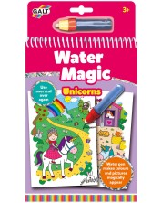 Carte magica pentru desen cu apa Galt - Unicorni -1