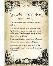Poster maxi GB Eye Death Note - Rules -1