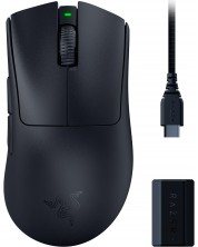 Mouse de gaming Razer - DeathAdder V3 Pro + Wireless Dongle Bundle, negru -1