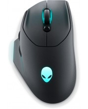 Mouse gaming  Dell - Alienware AW620M, optic , fără fir , negru  -1