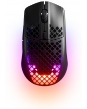 Mouse gaming SteelSeries - Aerox 3 (2022), wireless, negru -1